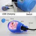 0.5W 100%Lighting -50%Lighting-Flash USB Silicone Bicycle Light